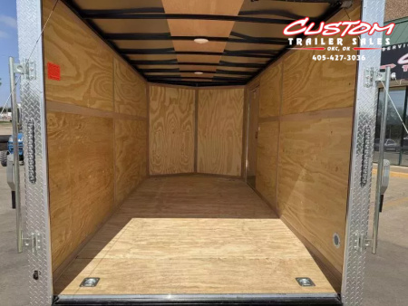 New #055663 2026 FOREST RIVER TA2 7 X 14 TANDEM AXLE 7K ENCLOSED W/ REAR RAMP DOOR