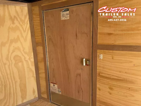 New #055663 2026 FOREST RIVER TA2 7 X 14 TANDEM AXLE 7K ENCLOSED W/ REAR RAMP DOOR