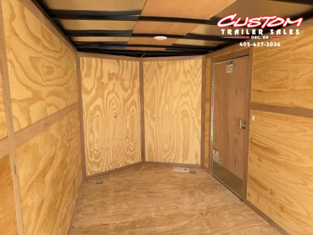 New #055663 2026 FOREST RIVER TA2 7 X 14 TANDEM AXLE 7K ENCLOSED W/ REAR RAMP DOOR