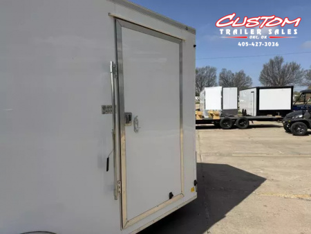 New #055663 2026 FOREST RIVER TA2 7 X 14 TANDEM AXLE 7K ENCLOSED W/ REAR RAMP DOOR