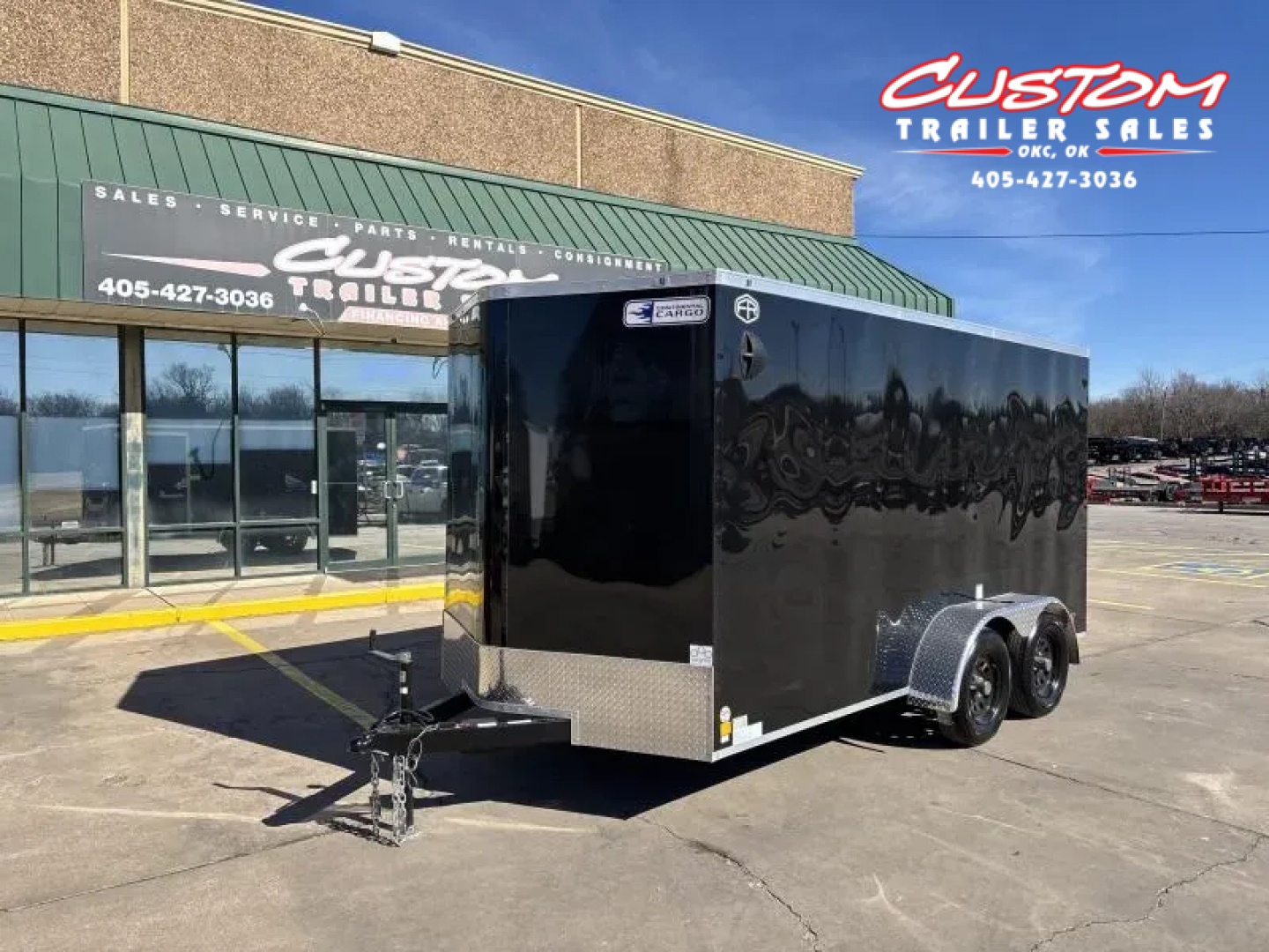 New #055690 2026 FOREST RIVER TA2 7 X 14 TANDEM AXLE 7K ENCLOSED W/ REAR RAMP DOOR