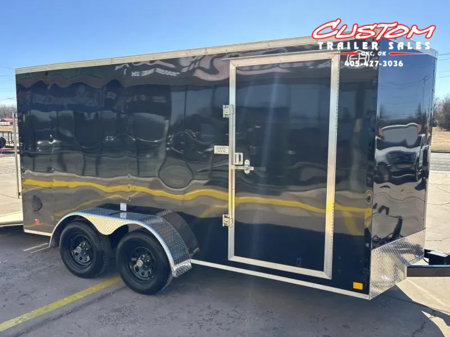 New #055690 2026 FOREST RIVER TA2 7 X 14 TANDEM AXLE 7K ENCLOSED W/ REAR RAMP DOOR