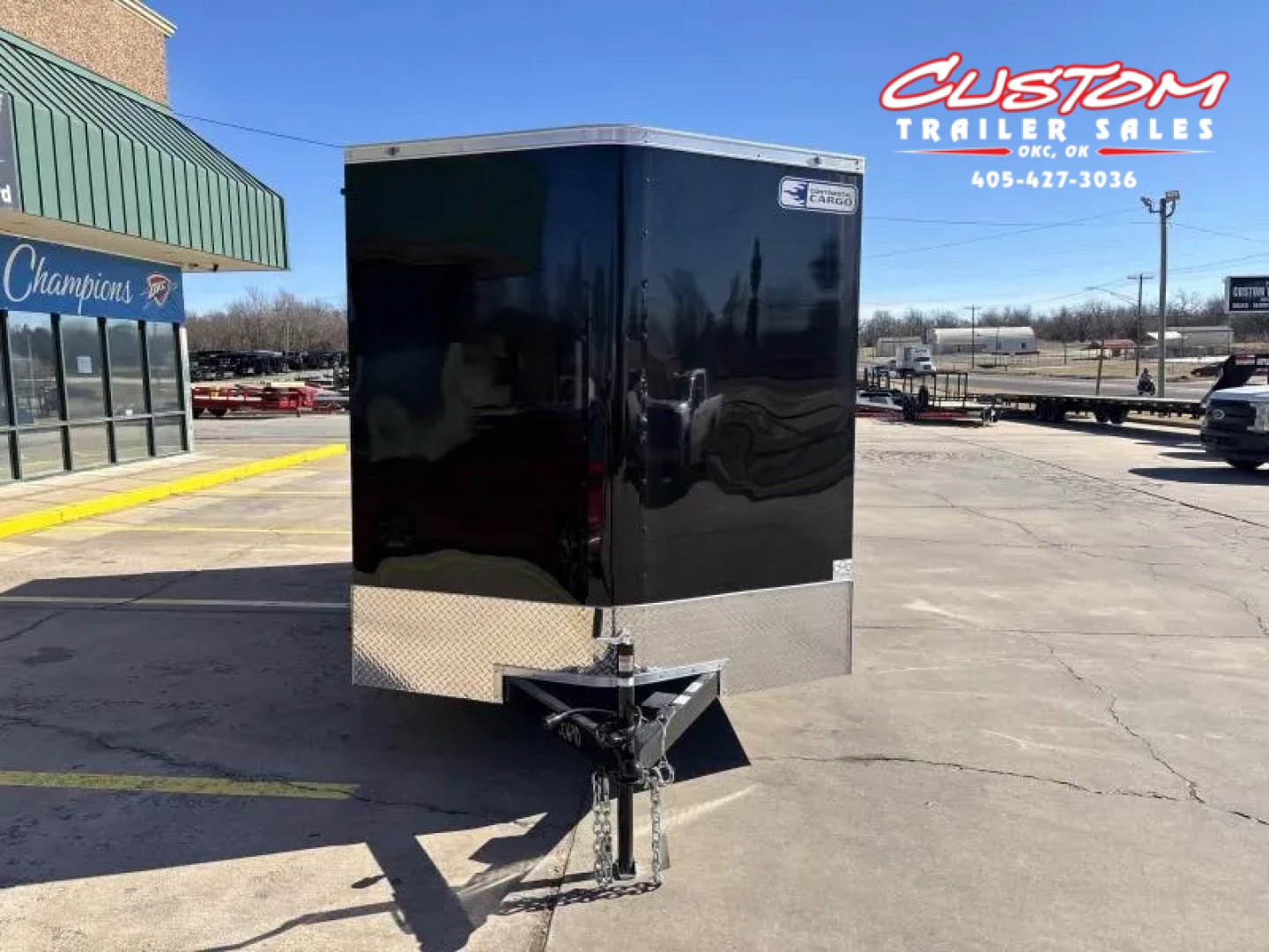 New #055690 2026 FOREST RIVER TA2 7 X 14 TANDEM AXLE 7K ENCLOSED W/ REAR RAMP DOOR