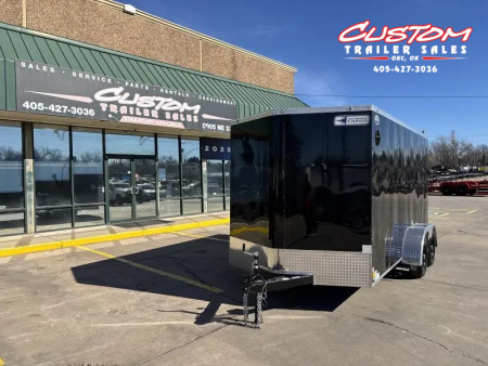 New #055690 2026 FOREST RIVER TA2 7 X 14 TANDEM AXLE 7K ENCLOSED W/ REAR RAMP DOOR