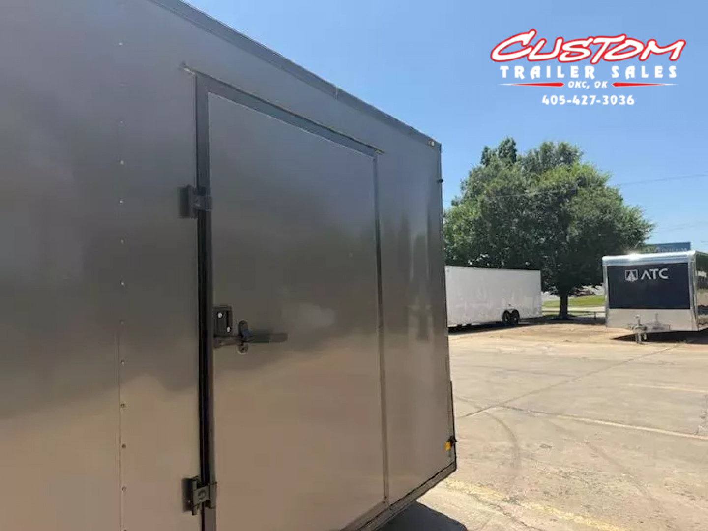 New #095259 2026 FOREST RIVER TA3 8.5 X 28 TANDEM AXLE 10K ENCLOSED W/ REAR RAMP DOOR & BLACKOUT TRIM PACKAGE