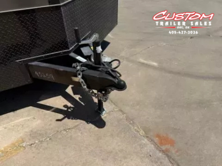 New #095259 2026 FOREST RIVER TA3 8.5 X 28 TANDEM AXLE 10K ENCLOSED W/ REAR RAMP DOOR & BLACKOUT TRIM PACKAGE