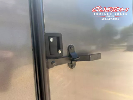 New #095259 2026 FOREST RIVER TA3 8.5 X 28 TANDEM AXLE 10K ENCLOSED W/ REAR RAMP DOOR & BLACKOUT TRIM PACKAGE