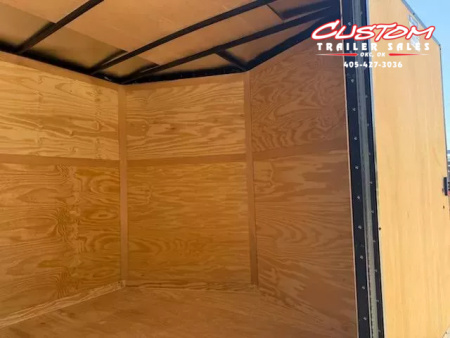 New #095259 2026 FOREST RIVER TA3 8.5 X 28 TANDEM AXLE 10K ENCLOSED W/ REAR RAMP DOOR & BLACKOUT TRIM PACKAGE