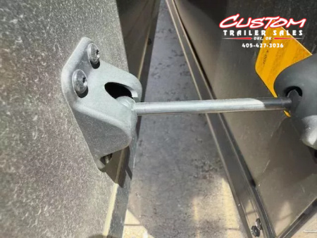 New #095259 2026 FOREST RIVER TA3 8.5 X 28 TANDEM AXLE 10K ENCLOSED W/ REAR RAMP DOOR & BLACKOUT TRIM PACKAGE