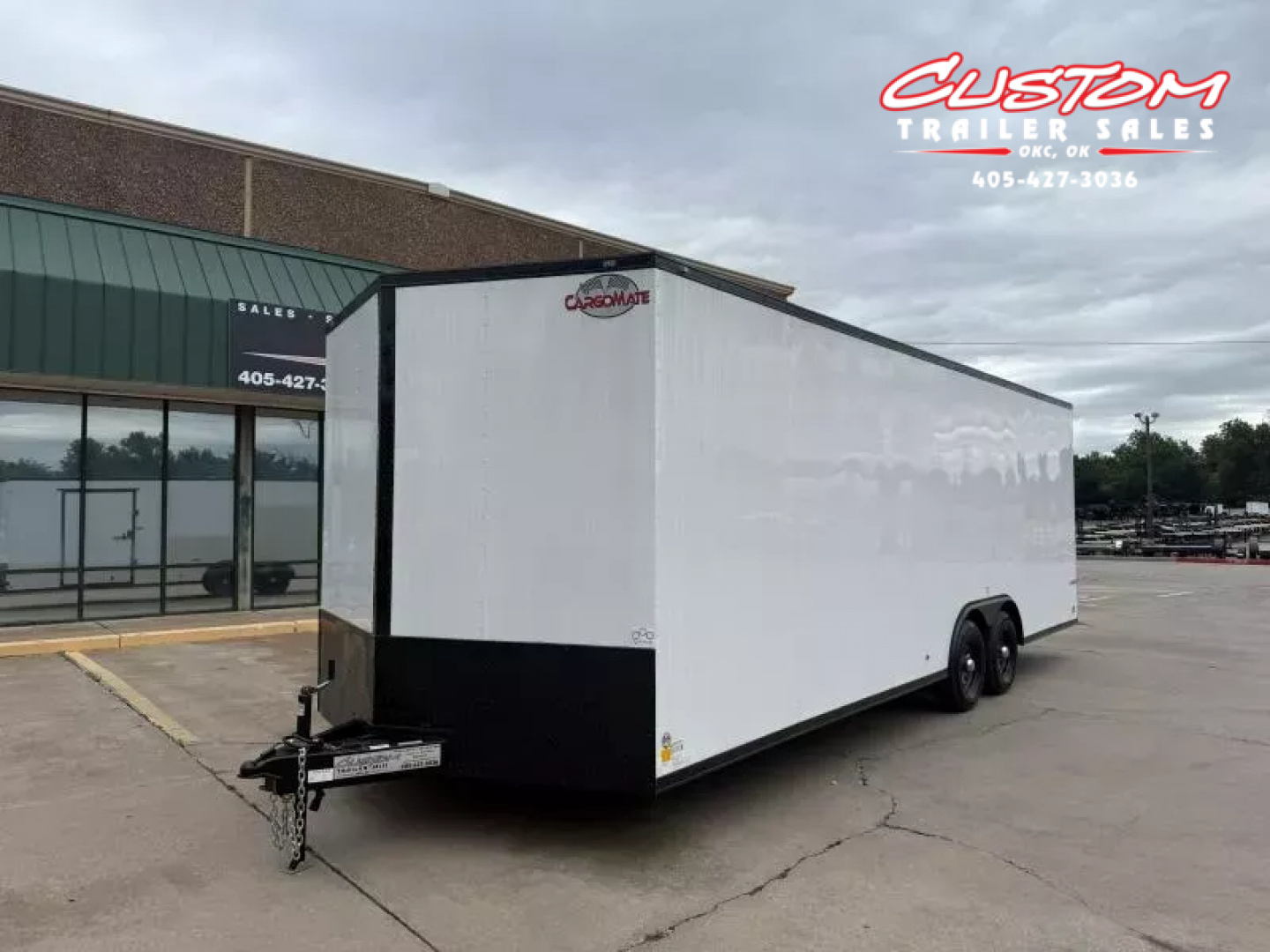 New #096543 2025 FOREST RIVER TA3 8.5 X 24 TANDEM AXLE 10K ENCLOSED W/ REAR RAMP DOOR