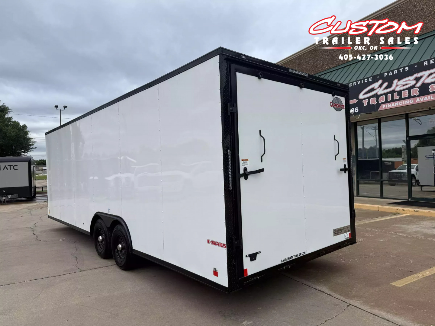 New #096543 2025 FOREST RIVER TA3 8.5 X 24 TANDEM AXLE 10K ENCLOSED W/ REAR RAMP DOOR