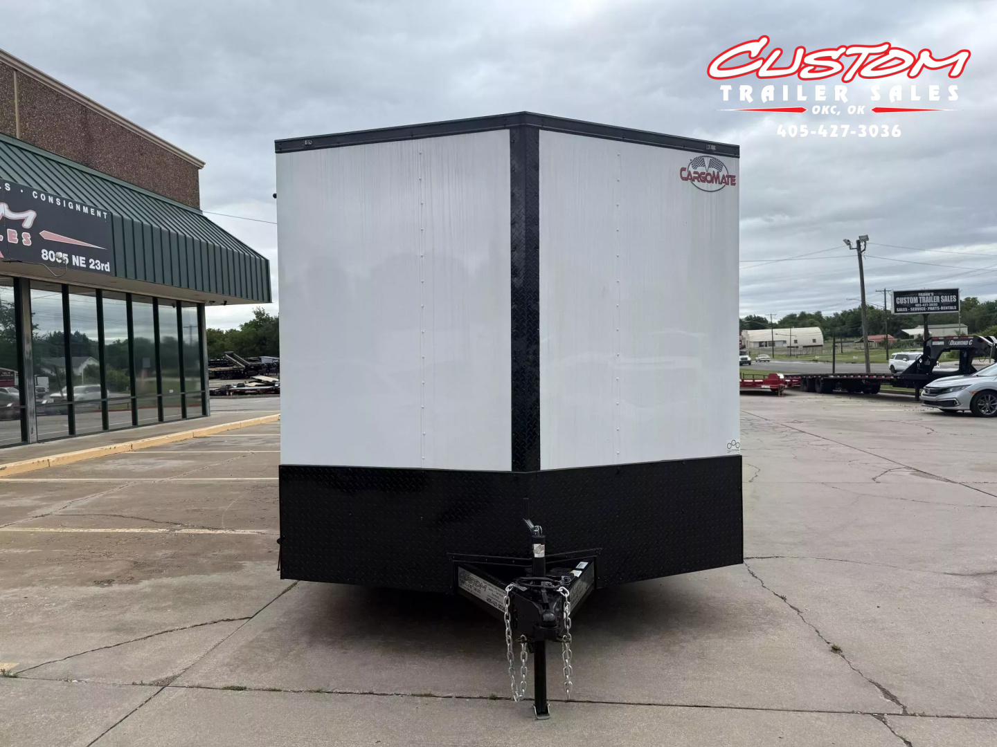 New #096543 2025 FOREST RIVER TA3 8.5 X 24 TANDEM AXLE 10K ENCLOSED W/ REAR RAMP DOOR