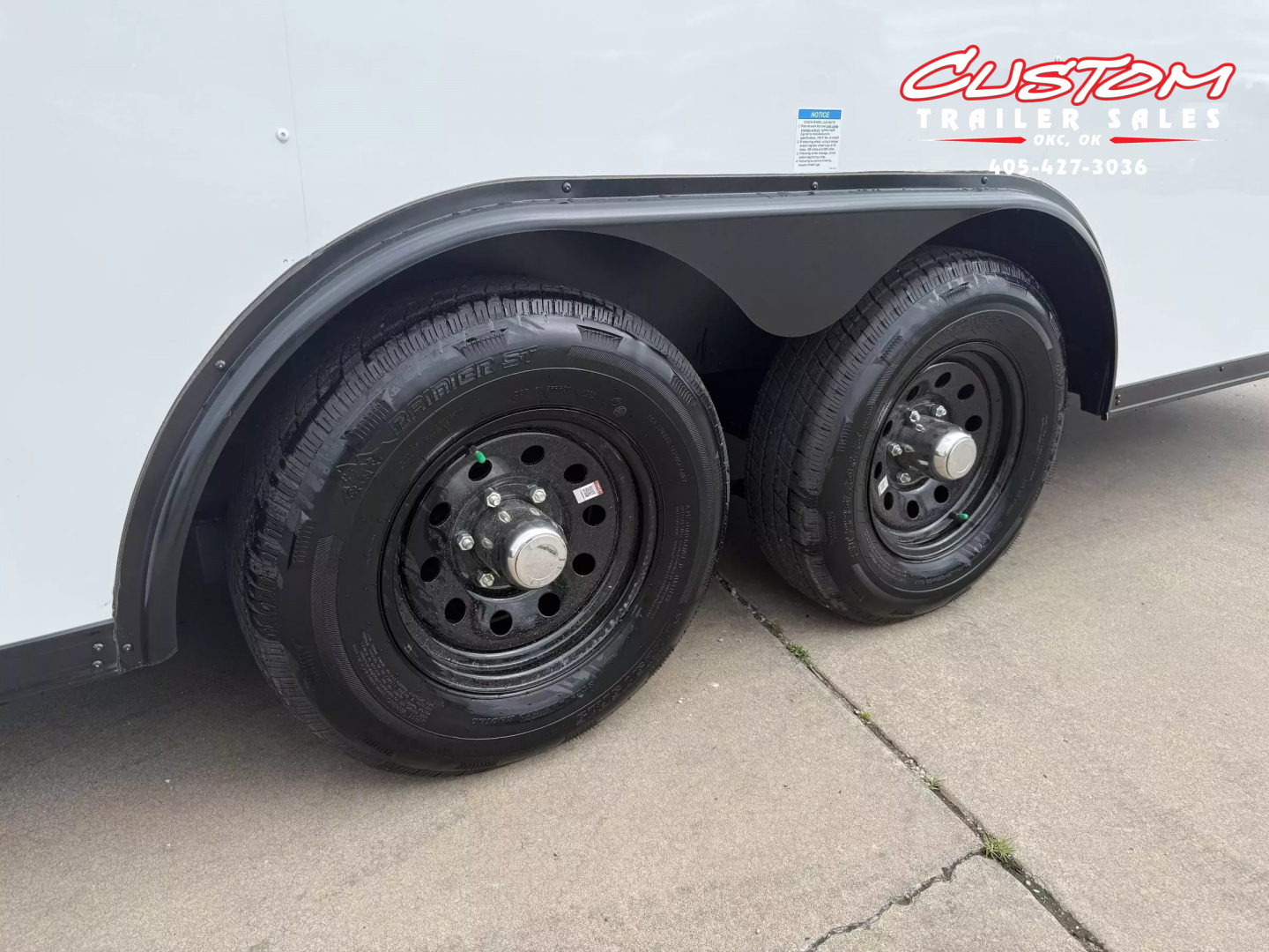 New #096543 2025 FOREST RIVER TA3 8.5 X 24 TANDEM AXLE 10K ENCLOSED W/ REAR RAMP DOOR