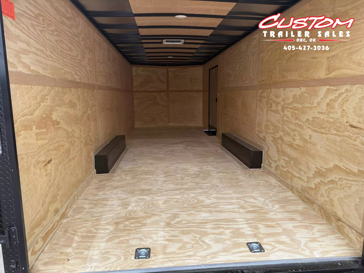 New #096543 2025 FOREST RIVER TA3 8.5 X 24 TANDEM AXLE 10K ENCLOSED W/ REAR RAMP DOOR