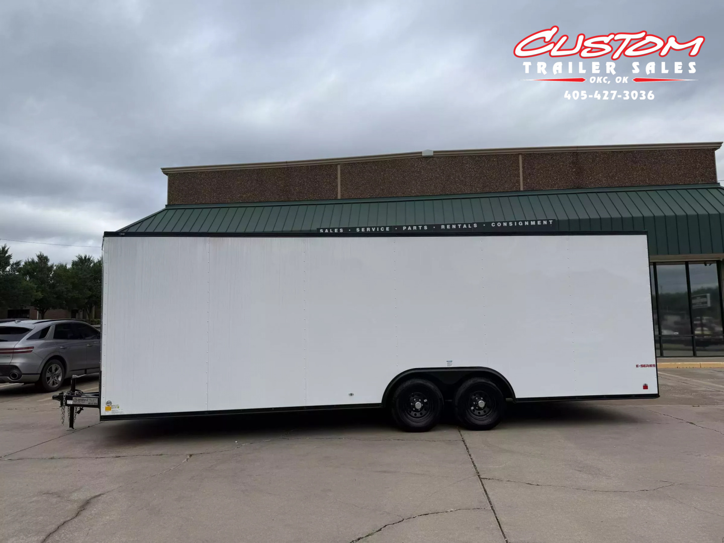 New #096543 2025 FOREST RIVER TA3 8.5 X 24 TANDEM AXLE 10K ENCLOSED W/ REAR RAMP DOOR