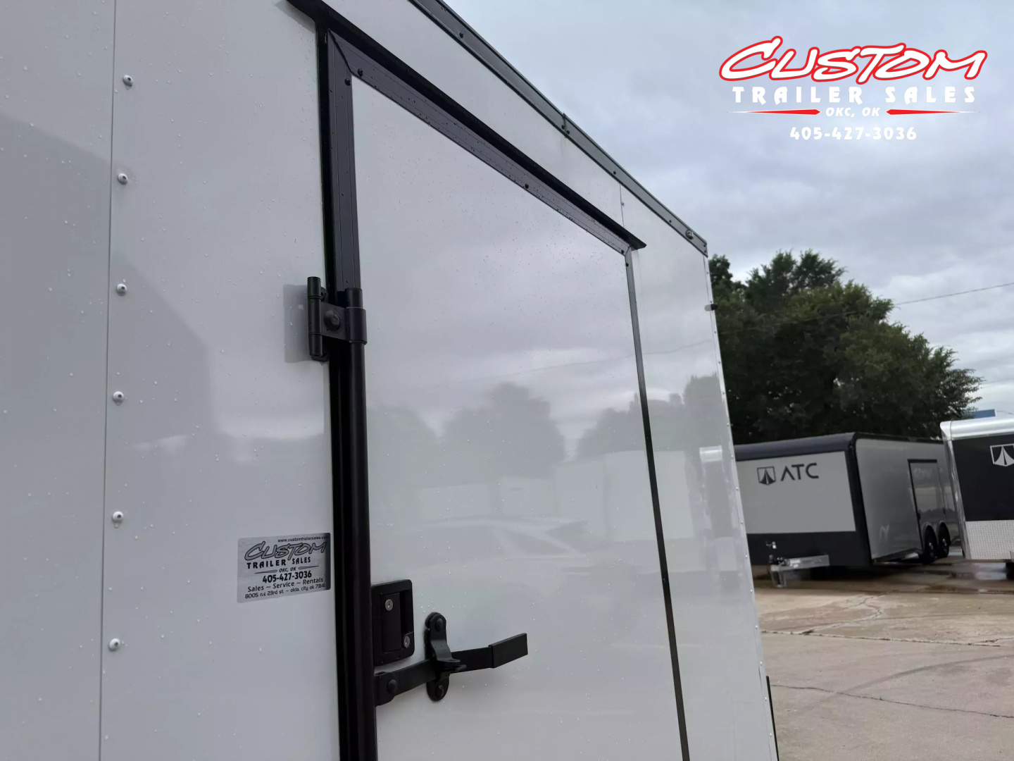 New #096543 2025 FOREST RIVER TA3 8.5 X 24 TANDEM AXLE 10K ENCLOSED W/ REAR RAMP DOOR