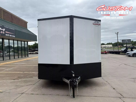 New #096543 2025 FOREST RIVER TA3 8.5 X 24 TANDEM AXLE 10K ENCLOSED W/ REAR RAMP DOOR