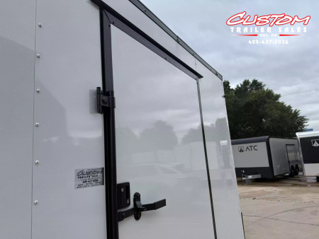 New #096543 2025 FOREST RIVER TA3 8.5 X 24 TANDEM AXLE 10K ENCLOSED W/ REAR RAMP DOOR