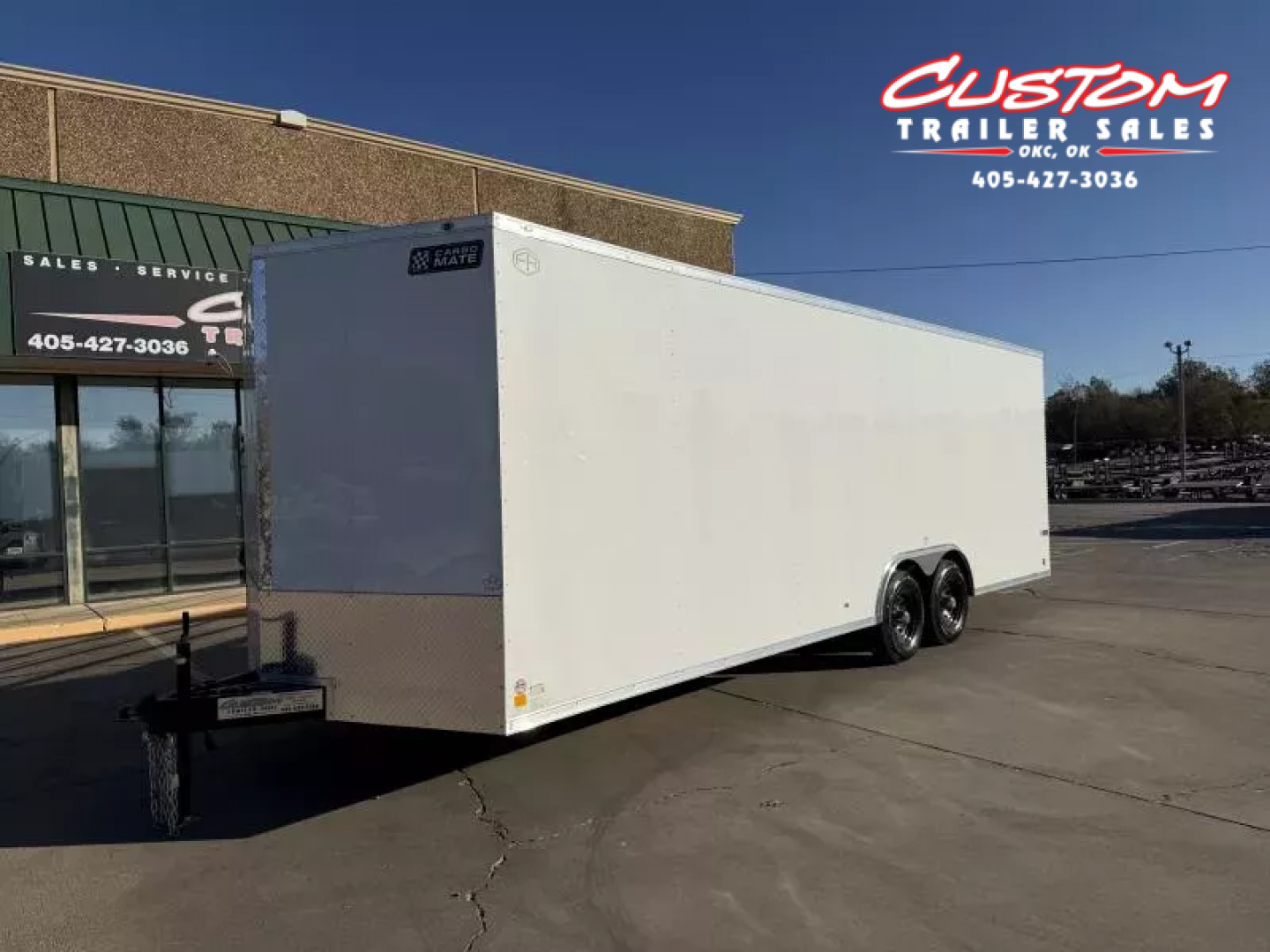 New #097152 2026 FOREST RIVER TA3 8.5 X 24 TANDEM AXLE 10K ENCLOSED W/ REAR RAMP DOOR