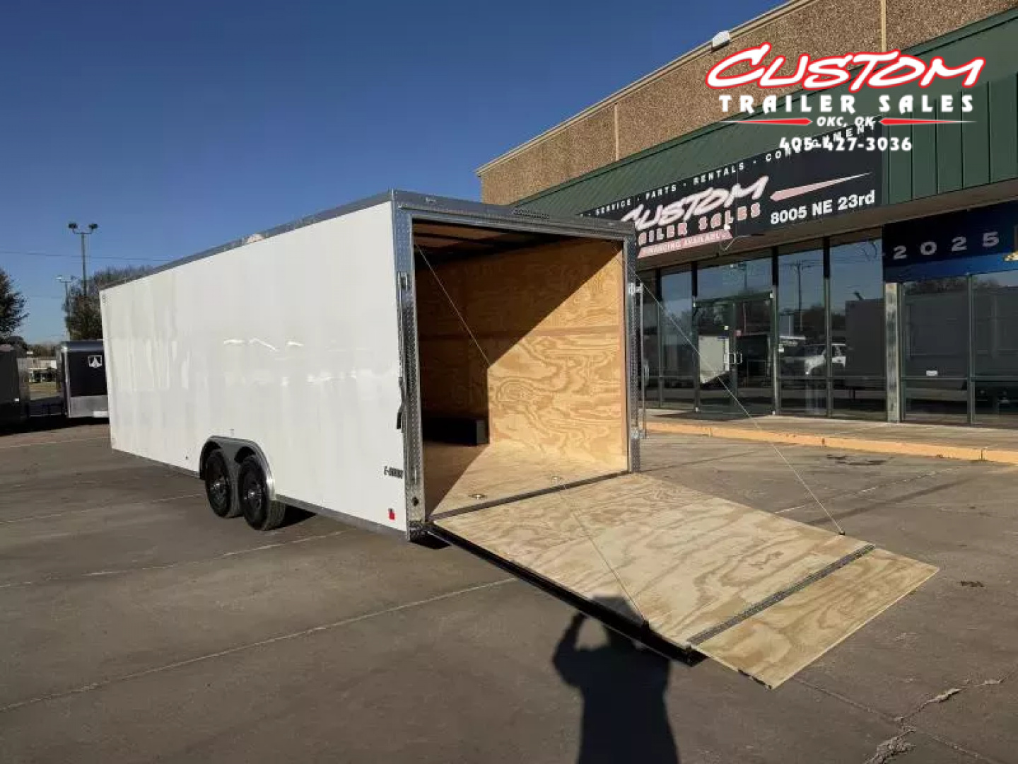 New #097152 2026 FOREST RIVER TA3 8.5 X 24 TANDEM AXLE 10K ENCLOSED W/ REAR RAMP DOOR