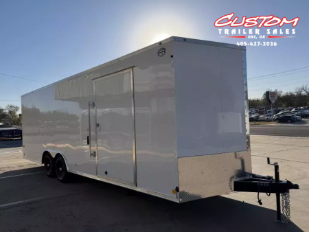 New #097152 2026 FOREST RIVER TA3 8.5 X 24 TANDEM AXLE 10K ENCLOSED W/ REAR RAMP DOOR