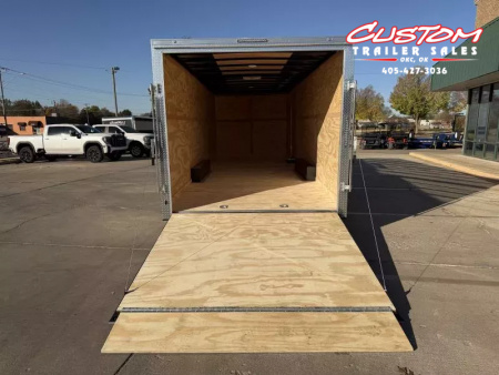 New #097152 2026 FOREST RIVER TA3 8.5 X 24 TANDEM AXLE 10K ENCLOSED W/ REAR RAMP DOOR