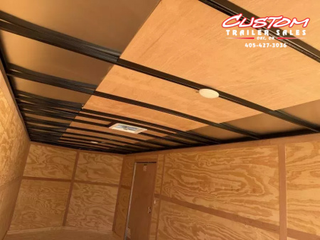 New #097152 2026 FOREST RIVER TA3 8.5 X 24 TANDEM AXLE 10K ENCLOSED W/ REAR RAMP DOOR