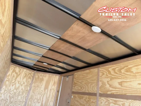 New #097305 2026 FOREST RIVER TA3 7 X 16 TANDEM AXLE 10K ENCLOSED W/ REAR DOUBLE DOORS