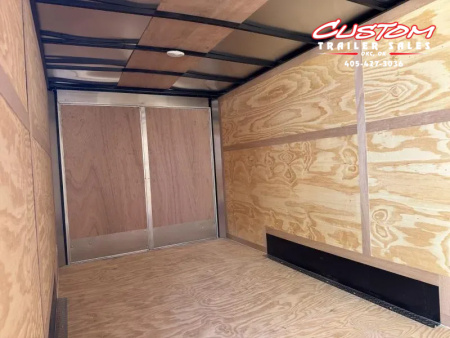 New #097305 2026 FOREST RIVER TA3 7 X 16 TANDEM AXLE 10K ENCLOSED W/ REAR DOUBLE DOORS