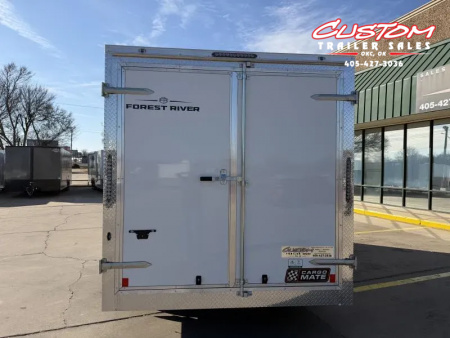 New #097305 2026 FOREST RIVER TA3 7 X 16 TANDEM AXLE 10K ENCLOSED W/ REAR DOUBLE DOORS