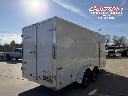 New #097305 2026 FOREST RIVER TA3 7 X 16 TANDEM AXLE 10K ENCLOSED W/ REAR DOUBLE DOORS