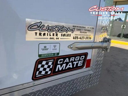 New #097305 2026 FOREST RIVER TA3 7 X 16 TANDEM AXLE 10K ENCLOSED W/ REAR DOUBLE DOORS