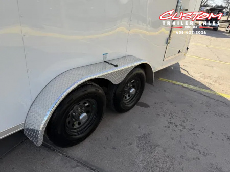 New #097305 2026 FOREST RIVER TA3 7 X 16 TANDEM AXLE 10K ENCLOSED W/ REAR DOUBLE DOORS