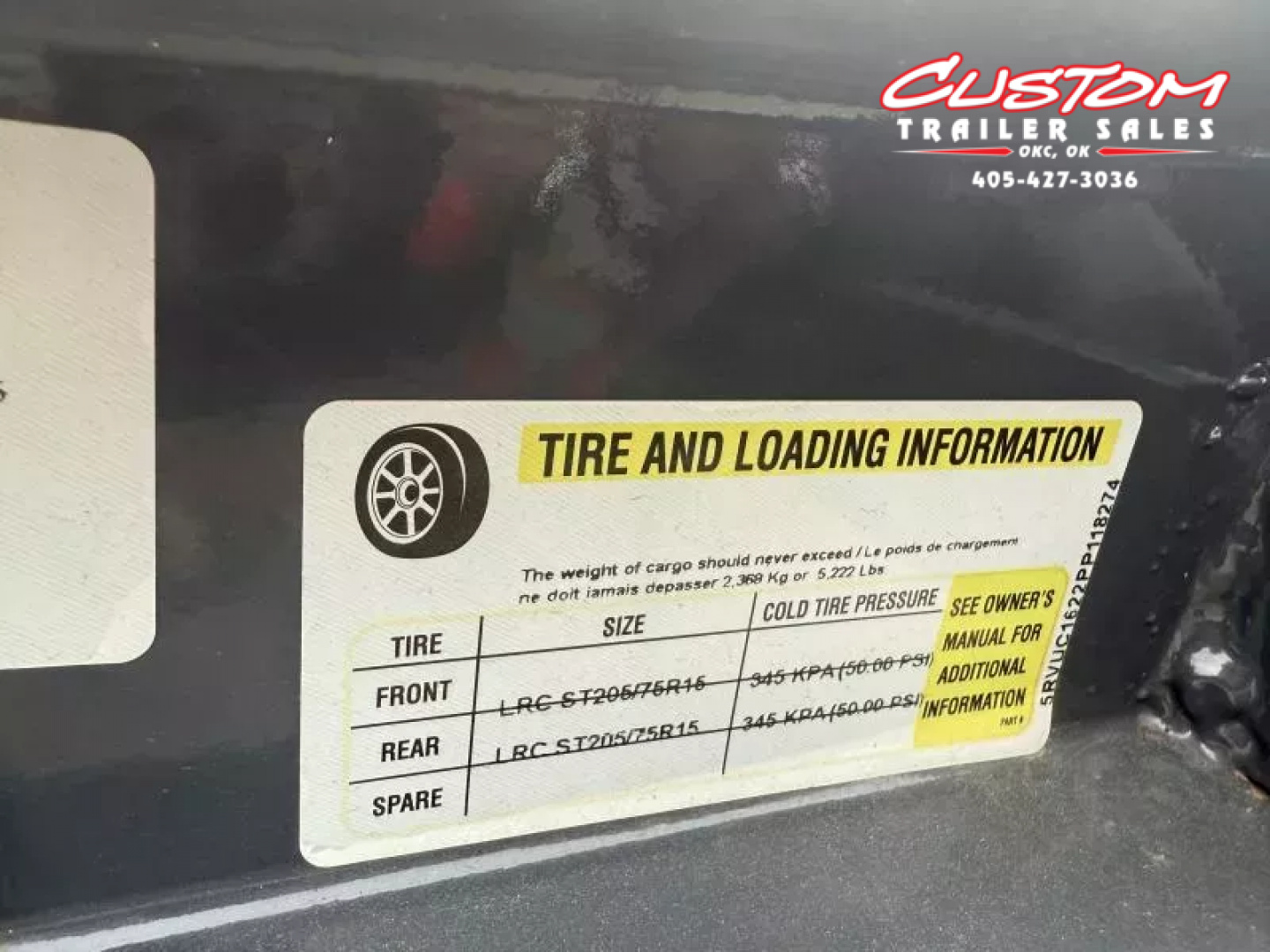 Used #118274 USED 2023 LAMAR UC 16 X 77 TANDEM AXLE 7K ANGLE TOP UTILITY W/ REAR RAMP GATE