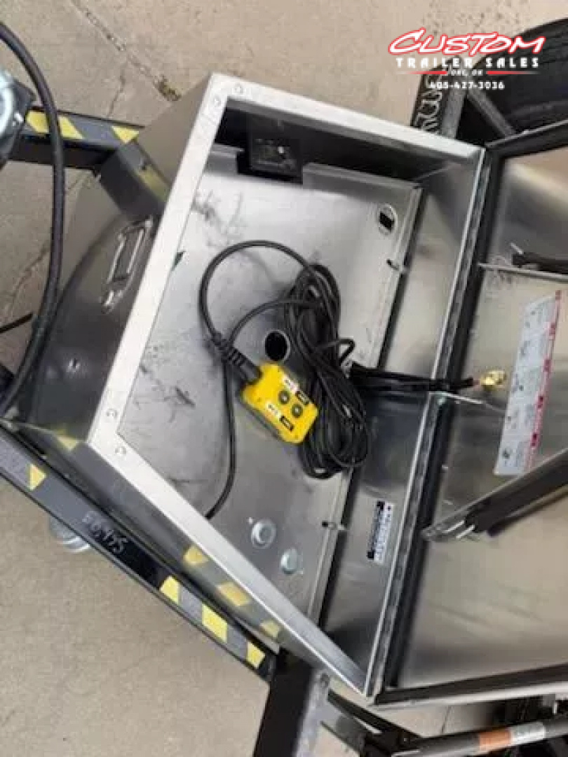 New #131224 2026 SOUTHLAND SL510 5 X 10 SINGLE AXLE 5K BUMPER PULL DUMP W/ SPARE TIRE