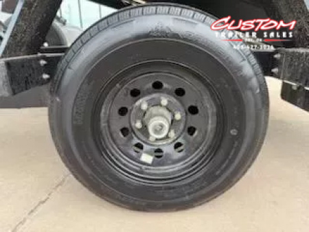 New #131224 2026 SOUTHLAND SL510 5 X 10 SINGLE AXLE 5K BUMPER PULL DUMP W/ SPARE TIRE