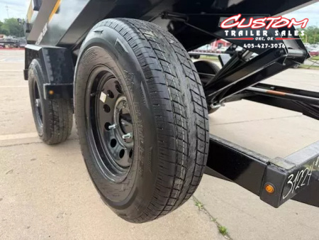 New #131224 2026 SOUTHLAND SL510 5 X 10 SINGLE AXLE 5K BUMPER PULL DUMP W/ SPARE TIRE