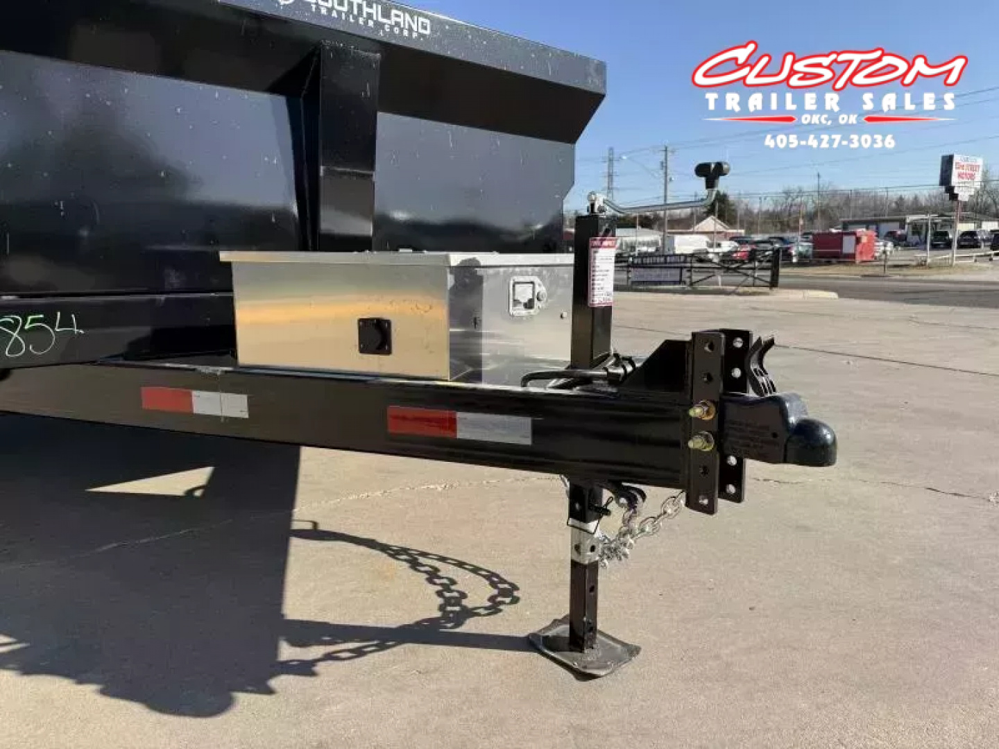 New #131448 2026 SOUTHLAND SL612 6 X 12 TANDEM AXLE 10K BUMPER PULL DUMP TRAILER W/ SPARE TIRE