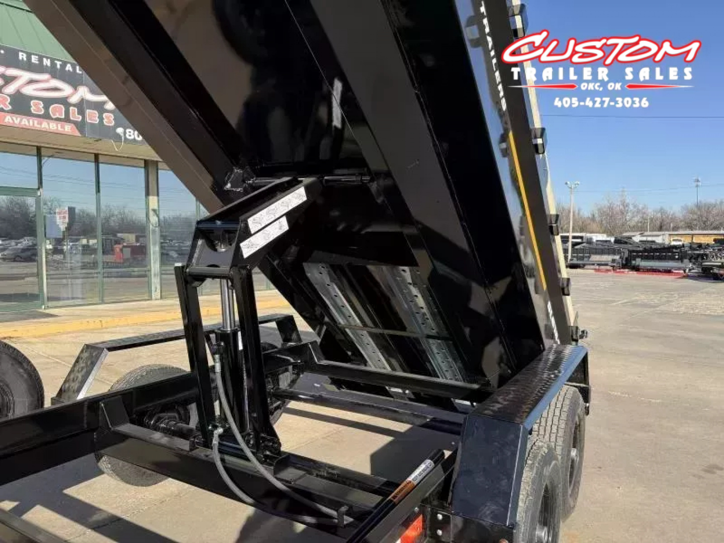 New #131448 2026 SOUTHLAND SL612 6 X 12 TANDEM AXLE 10K BUMPER PULL DUMP TRAILER W/ SPARE TIRE