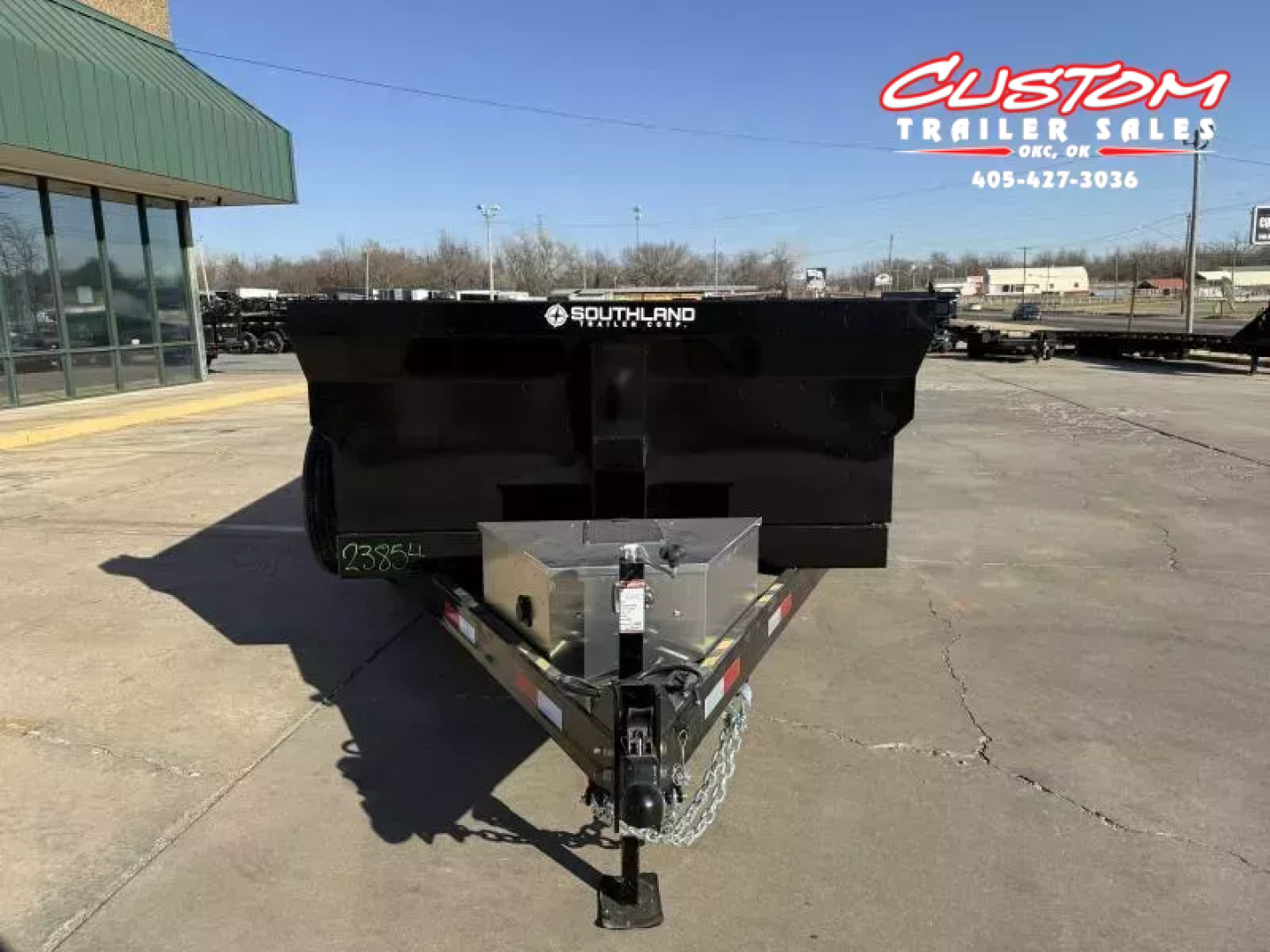 New #131448 2026 SOUTHLAND SL612 6 X 12 TANDEM AXLE 10K BUMPER PULL DUMP TRAILER W/ SPARE TIRE