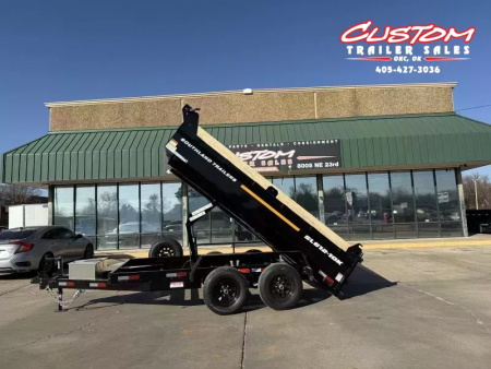 New #131448 2026 SOUTHLAND SL612 6 X 12 TANDEM AXLE 10K BUMPER PULL DUMP TRAILER W/ SPARE TIRE