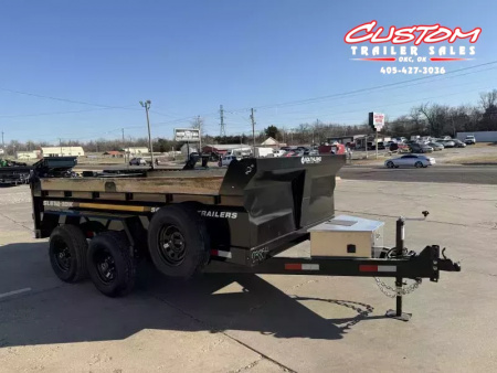 New #131448 2026 SOUTHLAND SL612 6 X 12 TANDEM AXLE 10K BUMPER PULL DUMP TRAILER W/ SPARE TIRE