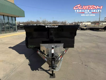 New #134254 2026 SOUTHLAND SL612 6 X 12 TANDEM AXLE 10K BUMPER PULL DUMP TRAILER W/ SPARE TIRE