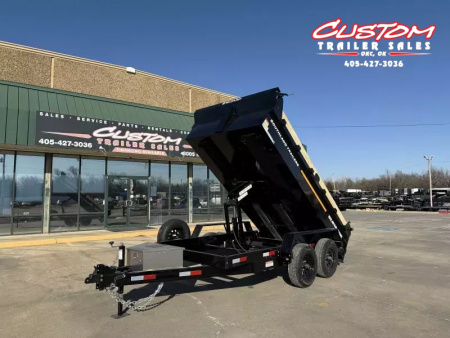 New #134254 2026 SOUTHLAND SL612 6 X 12 TANDEM AXLE 10K BUMPER PULL DUMP TRAILER W/ SPARE TIRE