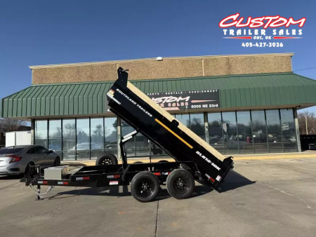 New #134254 2026 SOUTHLAND SL612 6 X 12 TANDEM AXLE 10K BUMPER PULL DUMP TRAILER W/ SPARE TIRE