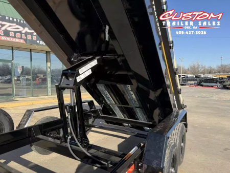 New #134254 2026 SOUTHLAND SL612 6 X 12 TANDEM AXLE 10K BUMPER PULL DUMP TRAILER W/ SPARE TIRE