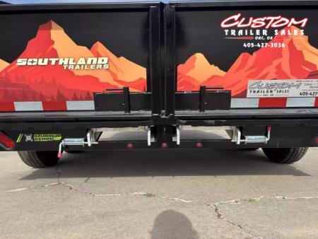 New #141143 2026 SOUTHLAND SL714-16KHD 14 X 83 TANDEM AXLE 16K BUMPER PULL DUMP W/ HYD. JACK & SPARE