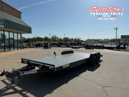 New #141698 2025 LAMAR CE 22 X 83 TANDEM AXLE 7K STEEL FLOOR CAR HAULER