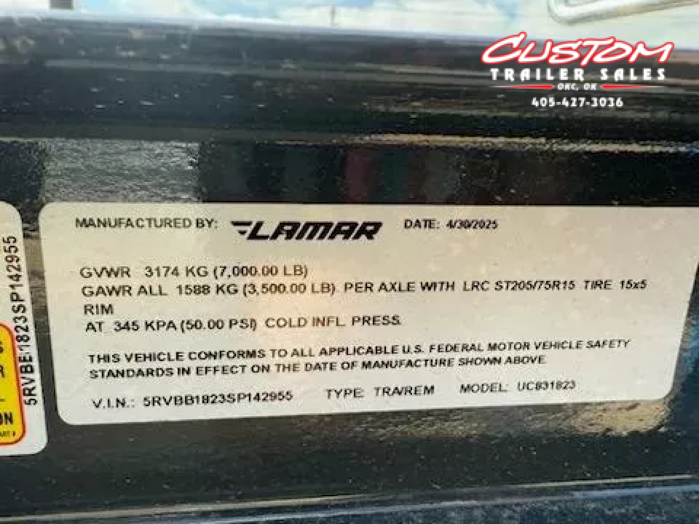 New #142955 2025 LAMAR UC 18 X 83 TANDEM AXLE PIPE TOP 7K UTILITY W/ 2' DOVE & SLIDE IN RAMPS