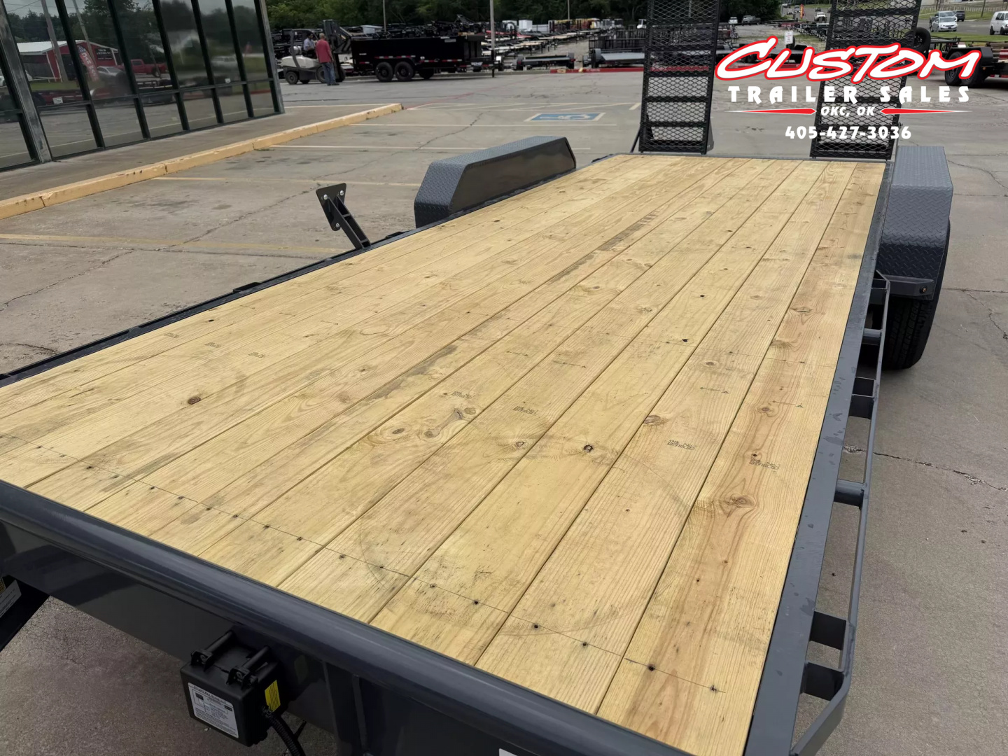 New #143412 2025 LAMAR H6 20 X 83 TANDEM AXLE 14K EQUIPMENT HAULER W/ STAND UP RAMPS